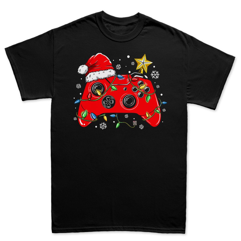 Christmas Game Controller Shirt, Holiday Gamer Gift