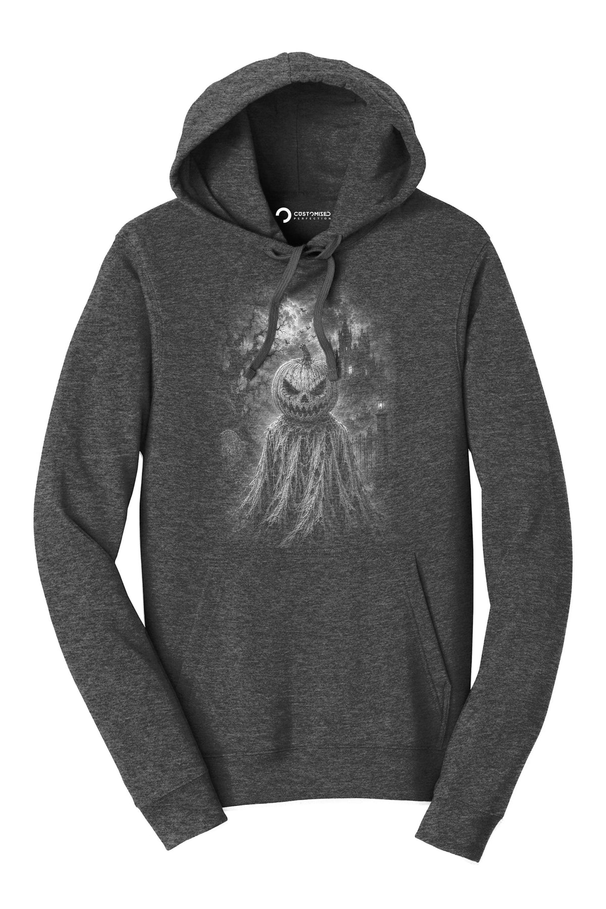 Pumpkin Reaper Shirt, Gothic Horror Halloween T-Shirt, Dark Fantasy Castle Hoodie, Jack O Lantern Sweatshirt, Haunted Graveyard Tee Gift