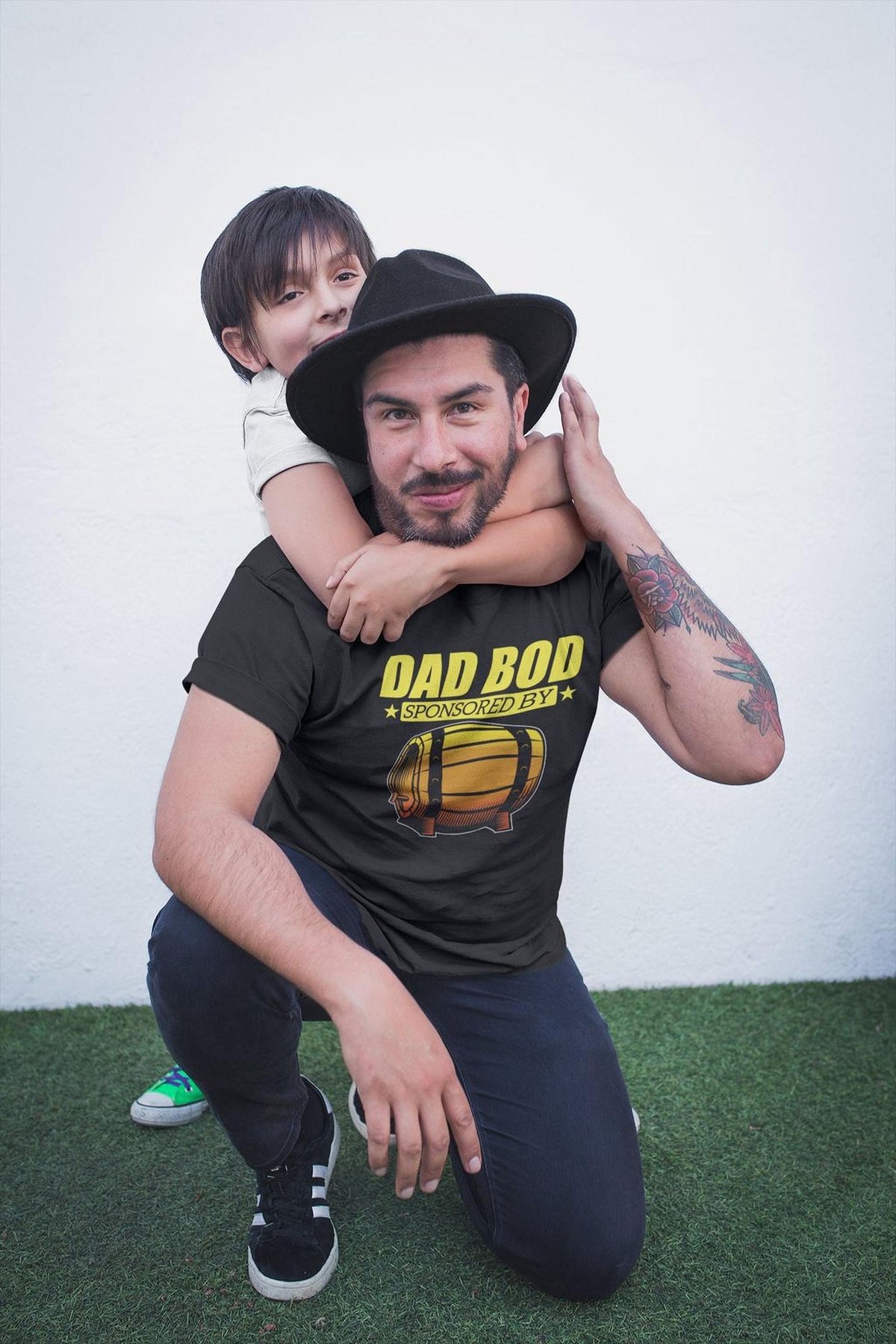 Dad Bod Funny T-Shirt, Fathers Day Tee, Family Casual Wear