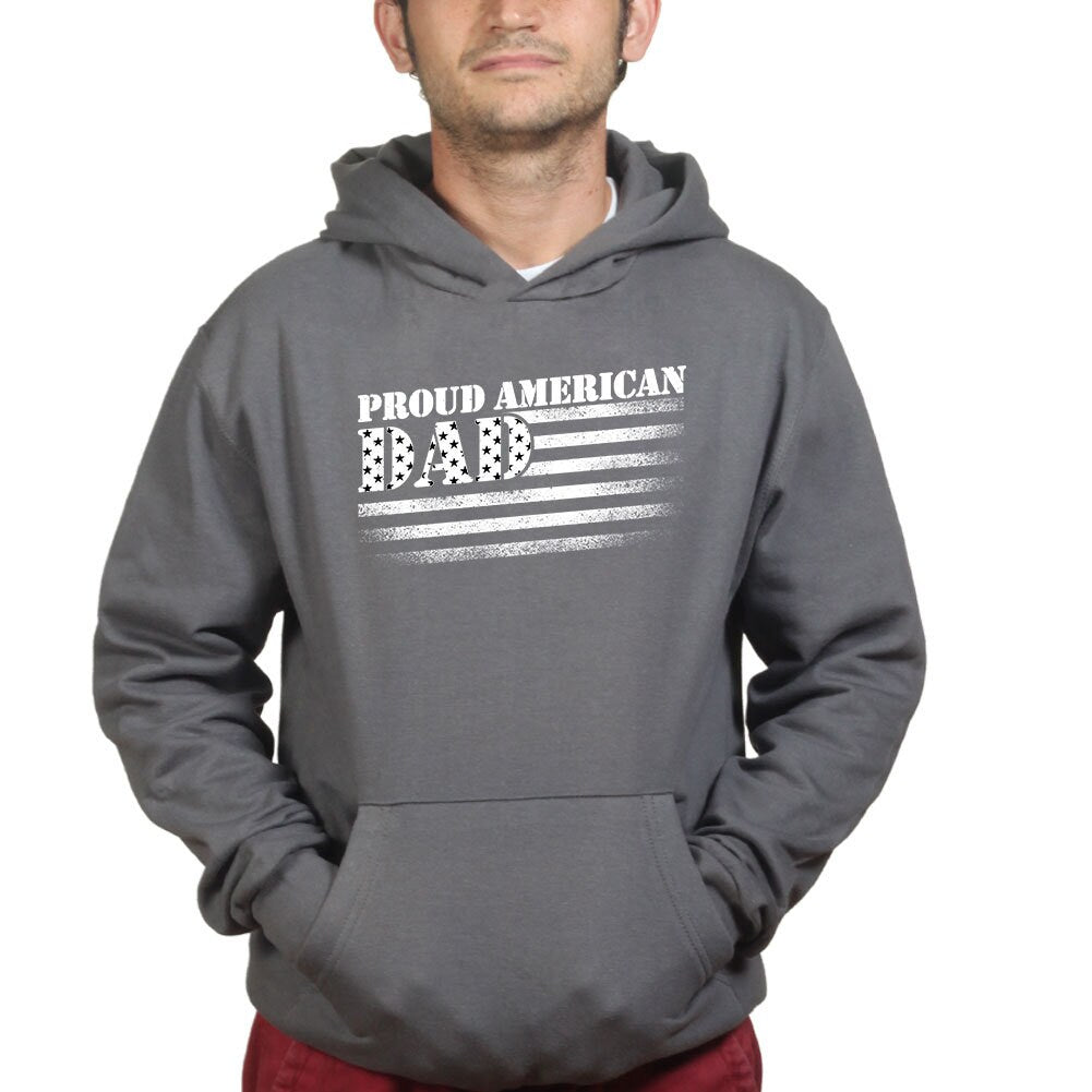 Proud American Dad Father's Day Gift Daddy Hoodie - FD17075