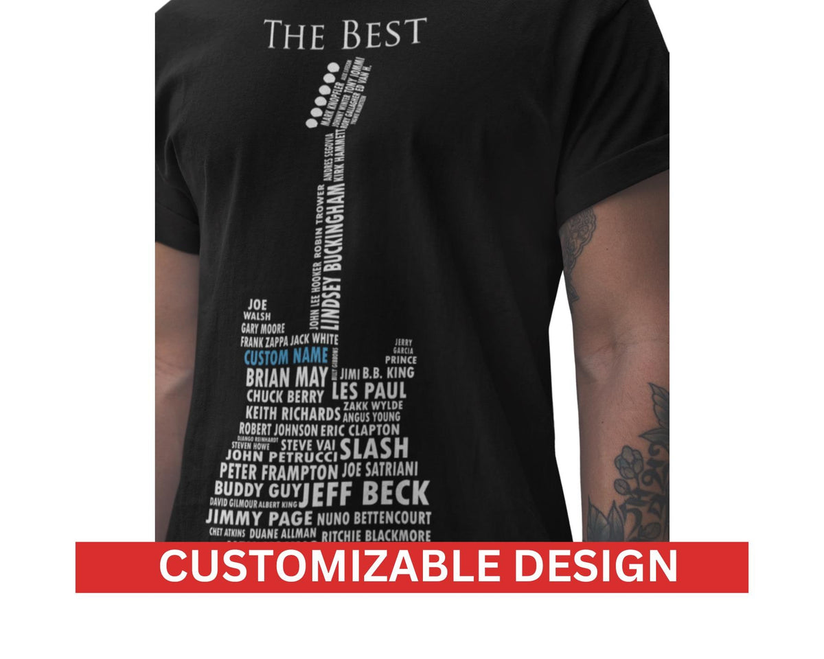 Gift for Guitar Players, Custom Guitar Gift, Guitar Shirt for Guitarist, Personalized Guitar Gift, Guitar Lover Gift, Guitar Legends T-shirt