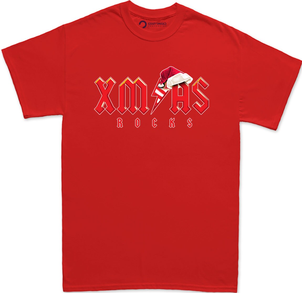 Funny Christmas Rock T shirts for Men, Funny Holiday Shirt, Family Christmas Gift Shirt, Funny Christmas Tee, Xmas Rocks Men's T Shirt