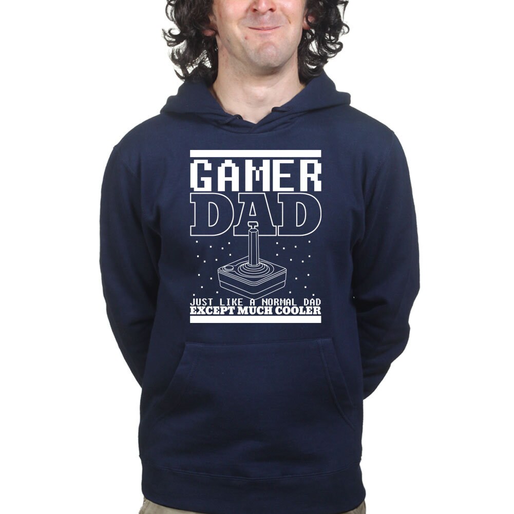 Retro Gamer Dad Gaming Console Father's Day Hoodie - R1362