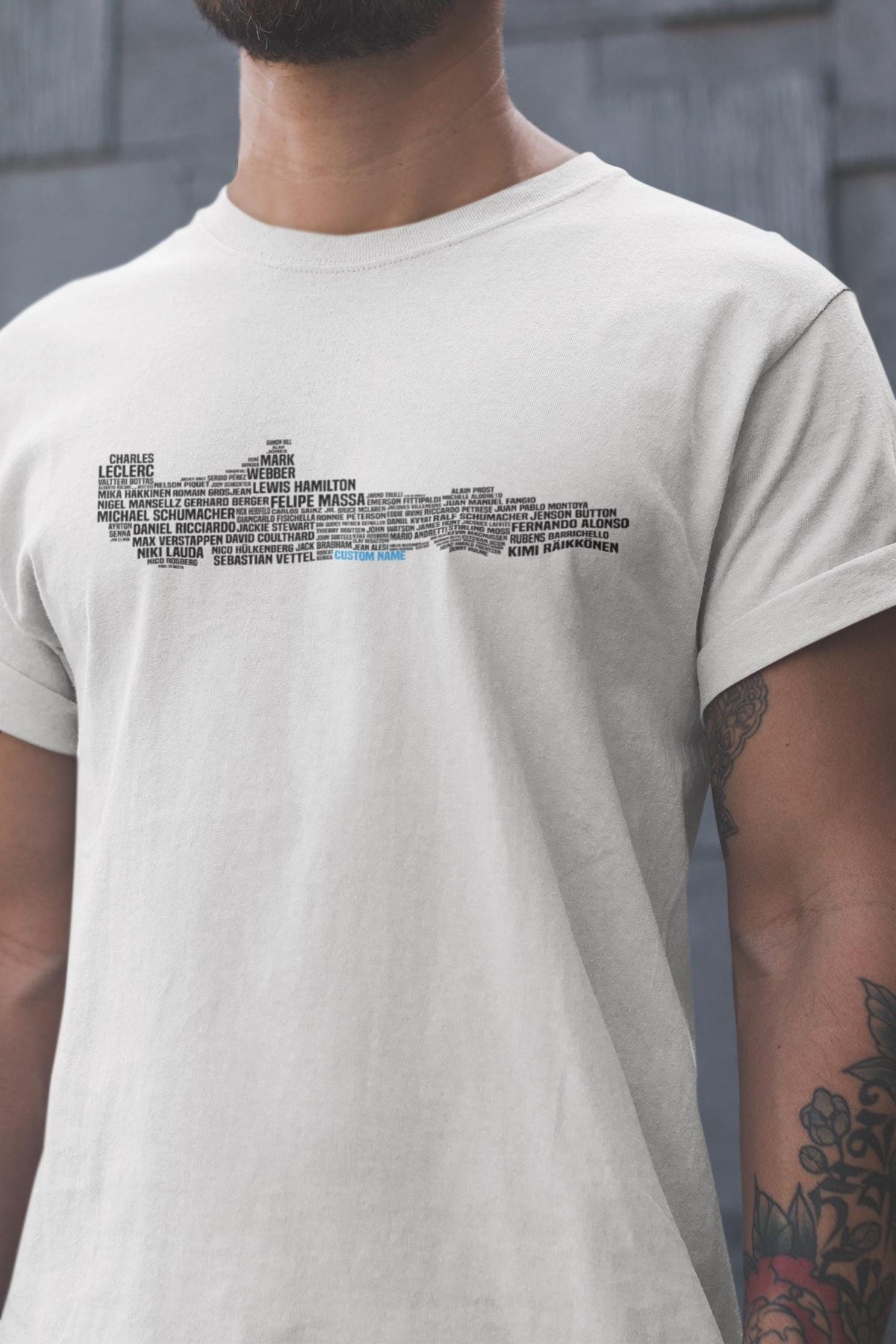 Personalized Racing Car Driver Shirt, Race Legends Tribute T shirt, Formula Tee, Driving Fan Gifts