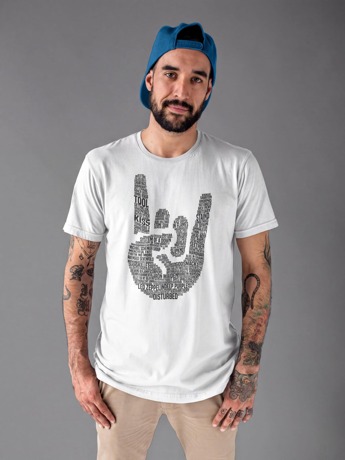 Heavy Metal Legends Shirt - Devil Horns Tribute Bands Design