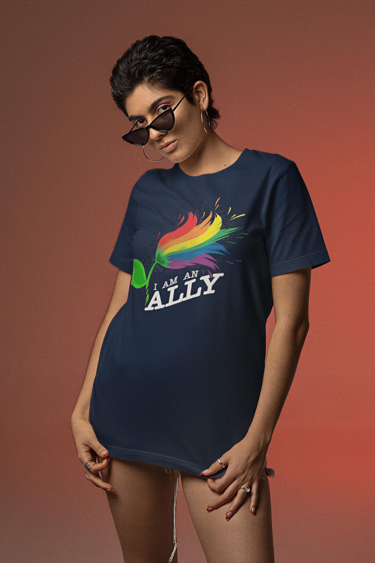 Comfort Colors® LGBTQA Ally Shirt, Pride Month Gift, Gay Rights Tee Top Tshirt