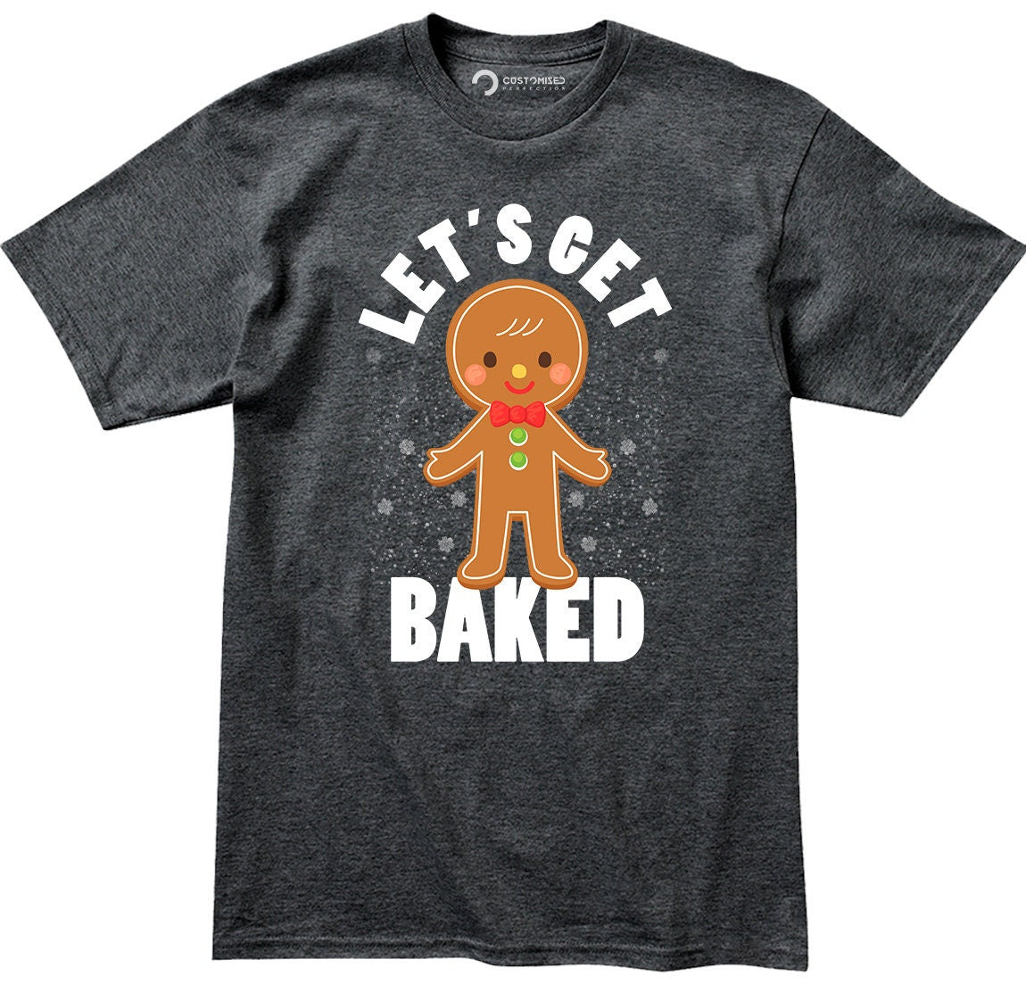 Funny Christmas Gingerbread Man Shirt, Gingerbread Family Funny Shirt, Funny Christmas Shirt, Xmas Holiday Shirt, Lets Get Baked Men's Shirt
