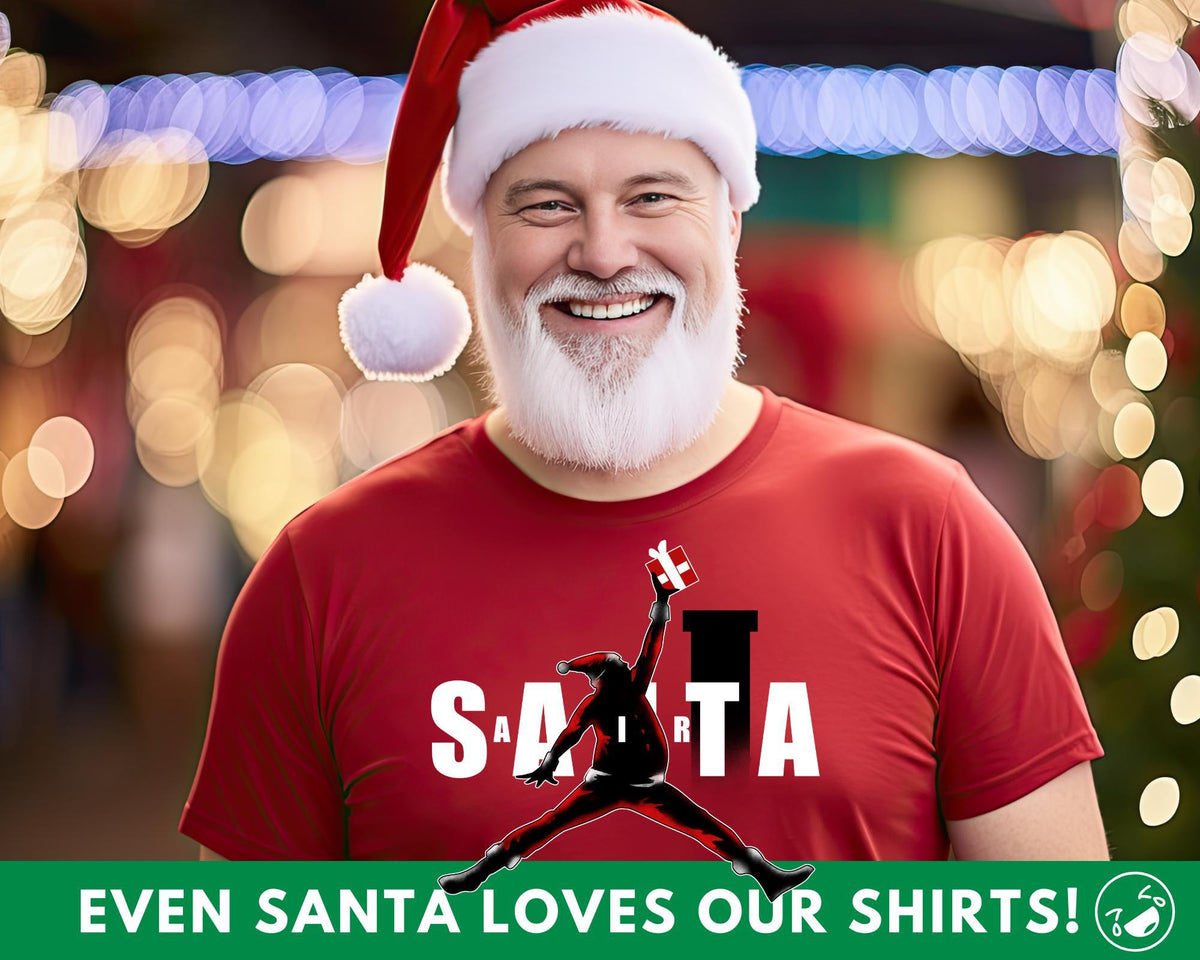 Black Santa T-Shirt, Basketball Air Santa Christmas Shirt, Black Santa Shirt, Black Santa Claus, Equality Shirt