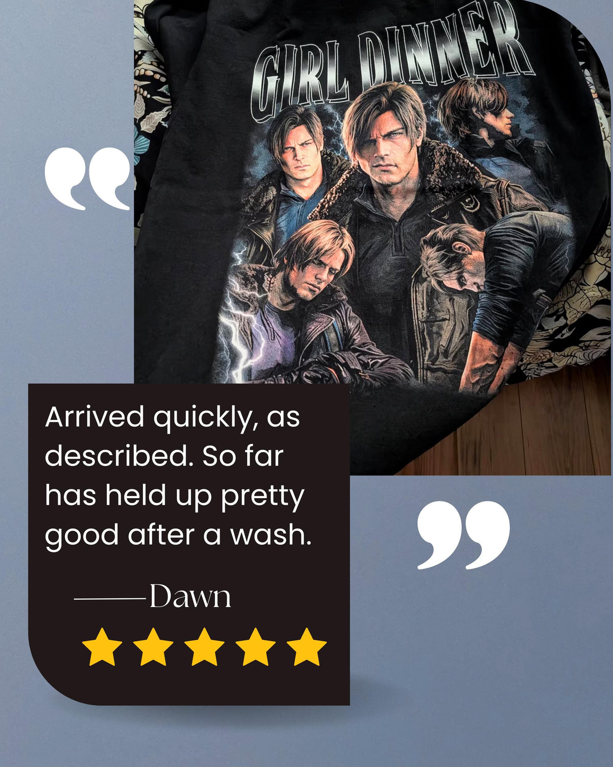 Girl Dinner Leon Kennedy Comfort Colors® T-Shirt, Requiem RE9 Gamer Gift, Resident Evil Tee
