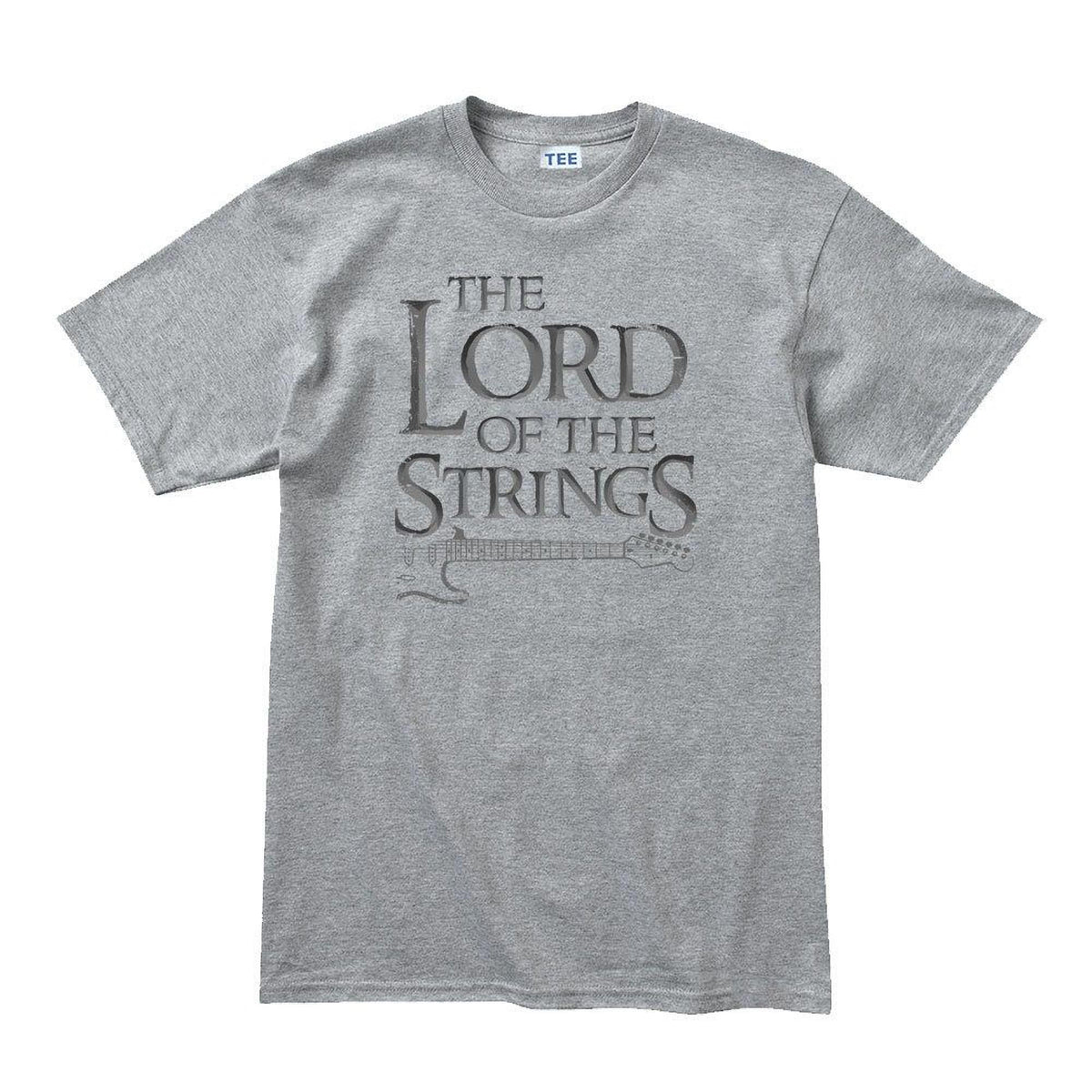 Lord of the Strings Guitar Shirt  Funny Rock Music Rings Tee