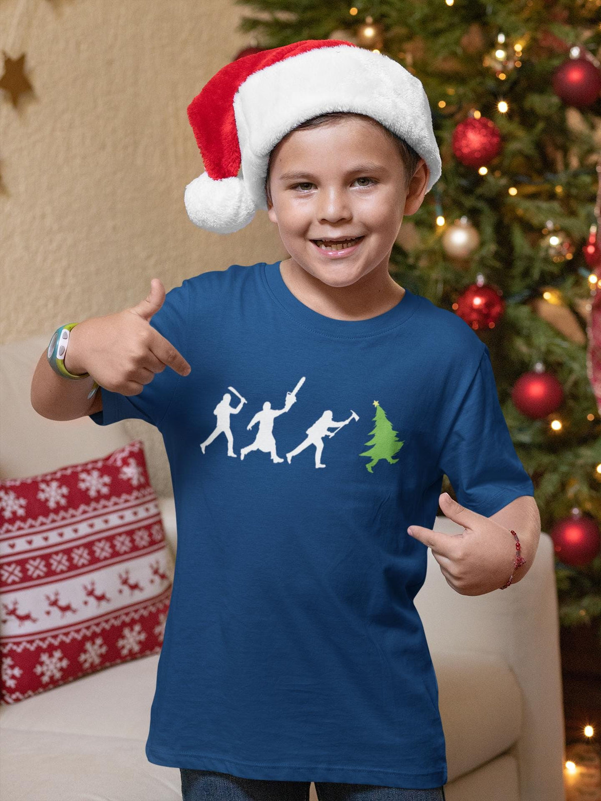 Comfort Colors® Christmas Tree Warrior Shirt, Funny Holiday Tee, Christmas Tree Graphic, Festive Winter Gift