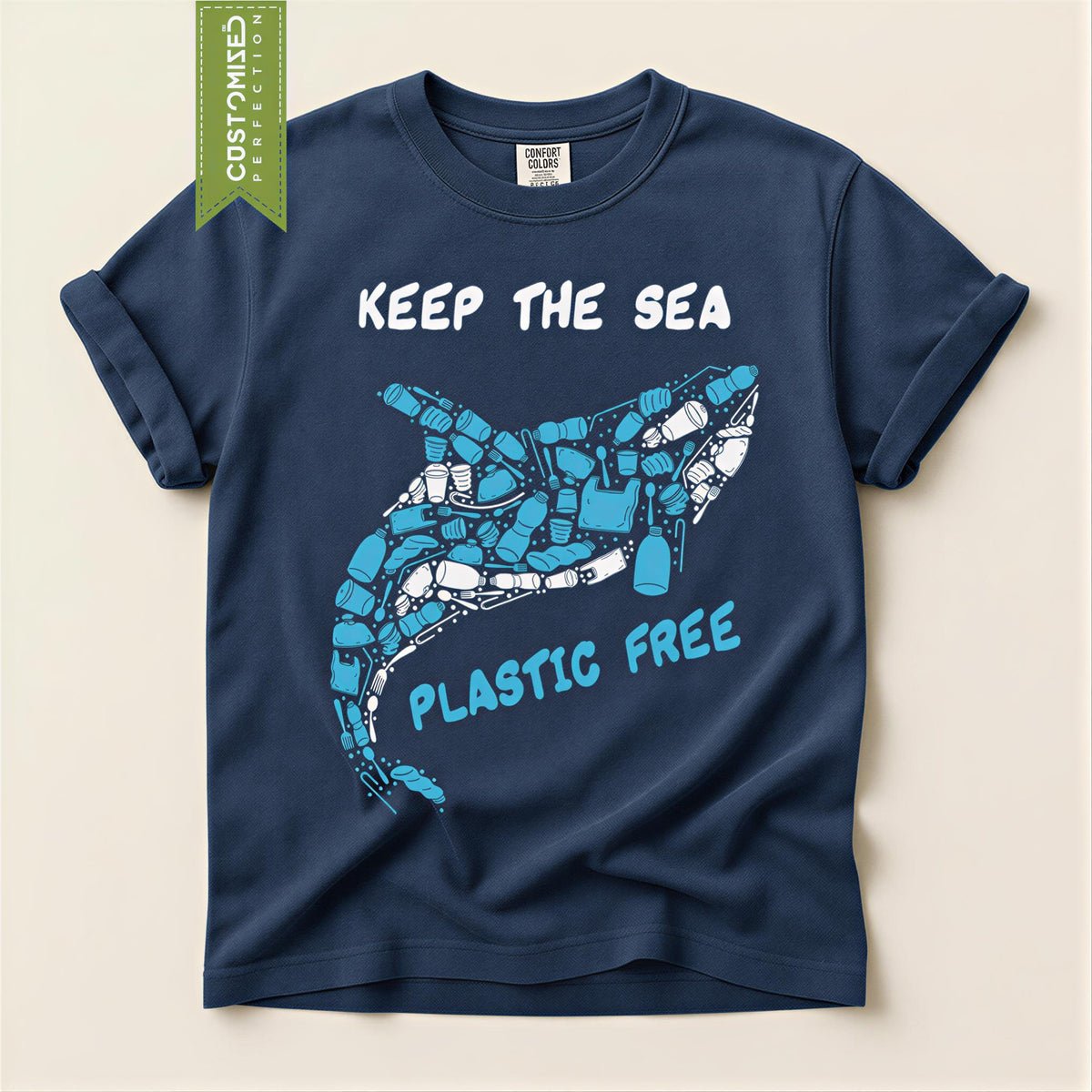 Comfort Colors® Scuba Diving Shirt, Save The Ocean Tee, Keep Sea Plastic Free Top