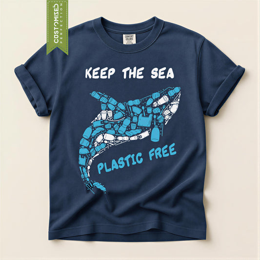 Comfort Colors® Scuba Diving Shirt, Save The Ocean Tee, Keep Sea Plastic Free Top