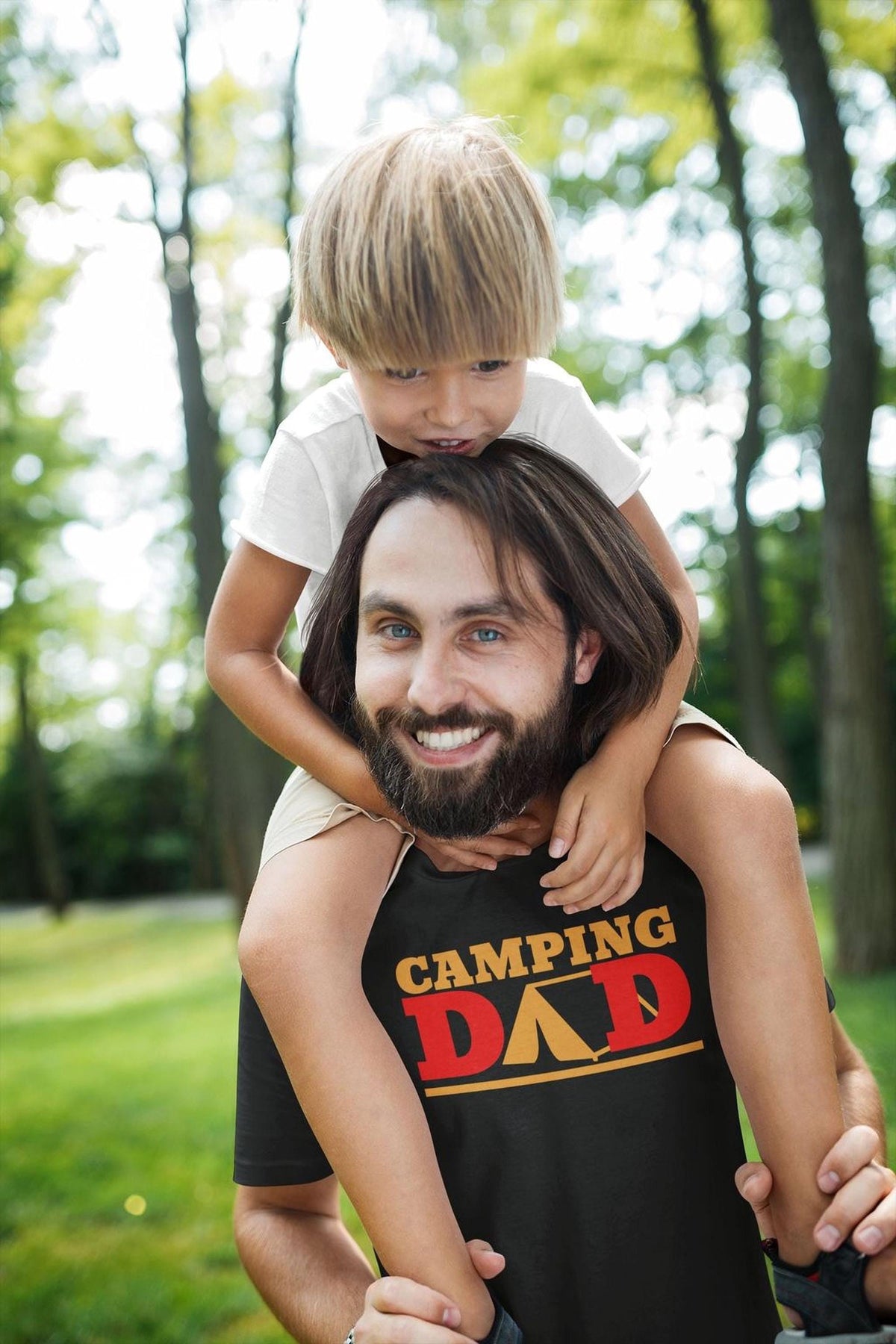 Camping Dad T-Shirt, Funny Outdoor Design for Fathers, Papa Adventure Tee