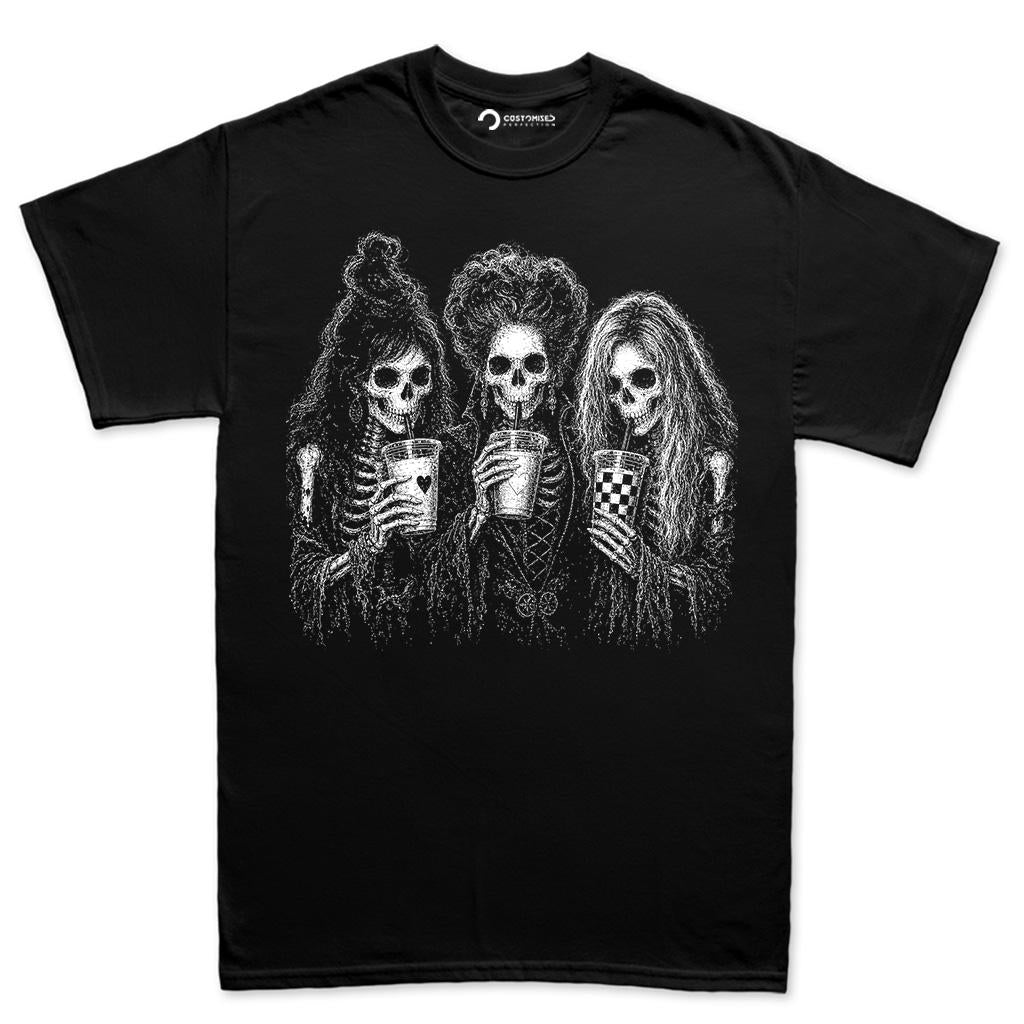Comfort Colors® Hocus Pocus Halloween Shirt, Skeleton Witch Tee, Spooky Season Horror Gift