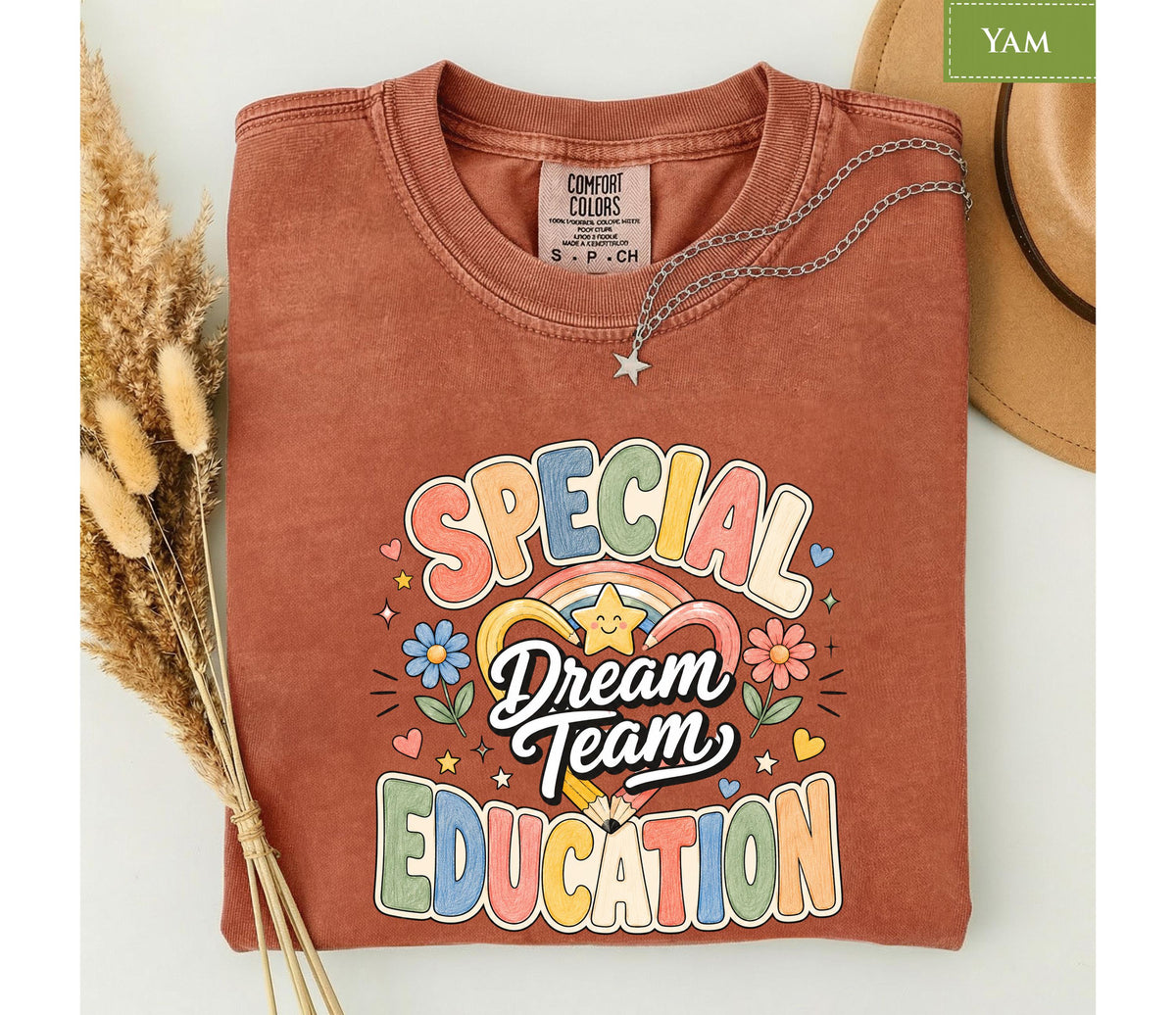 Comfort Colors® Special Education Shirt, SPED Dream Team Tee, Teacher Appreciation Gift
