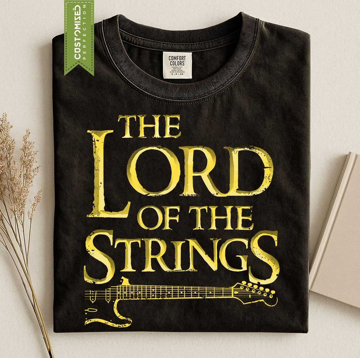 Comfort Colors® Lord of the Strings Guitar T-shirt, Guitar Player Shirt