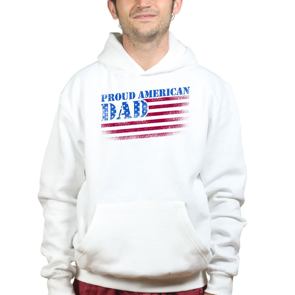 Proud American Dad Father's Day Gift Daddy Hoodie - FD17075