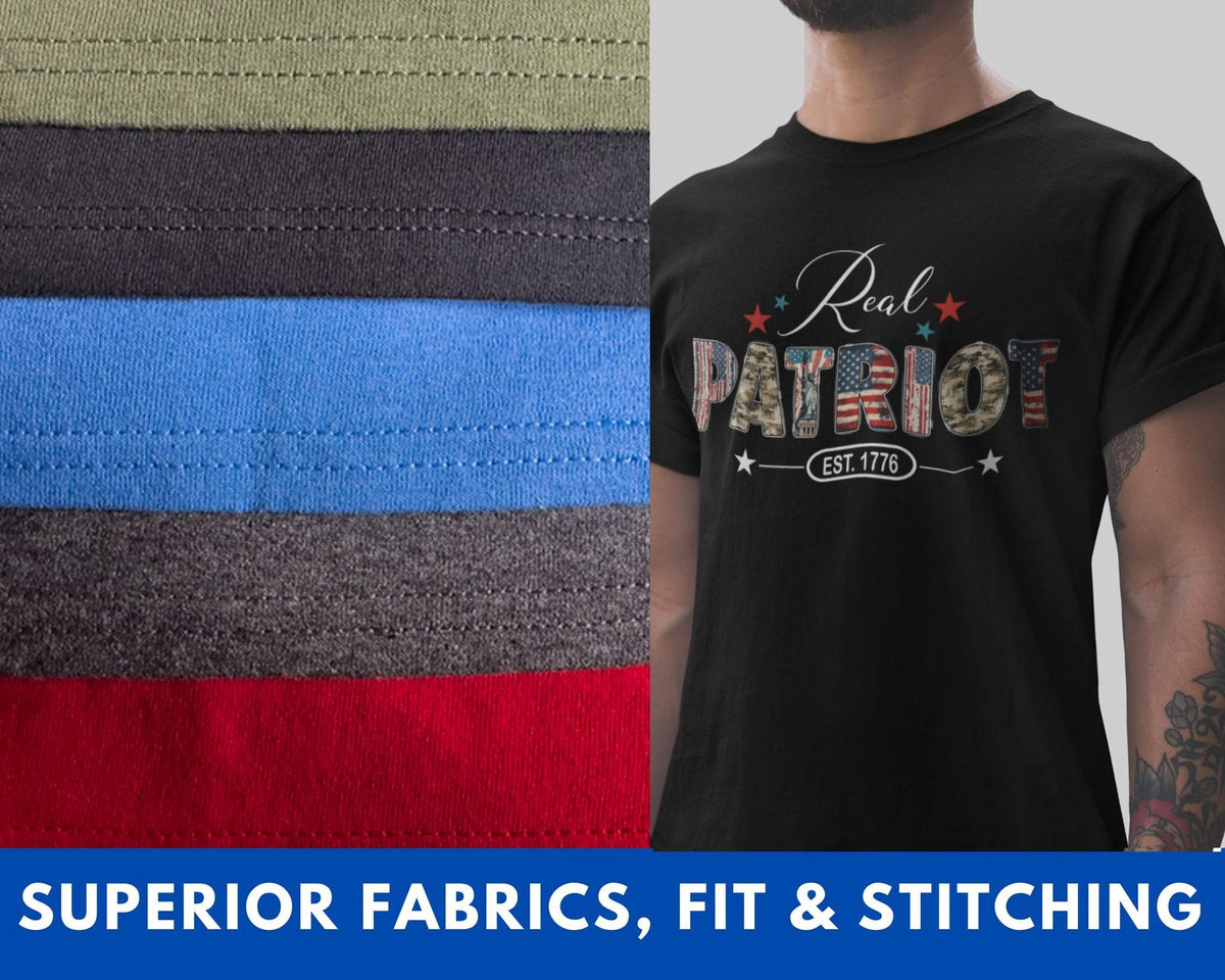 Real Patriot Tee, Comfort Colors® USA 250th Anniversary Shirt, American Pride