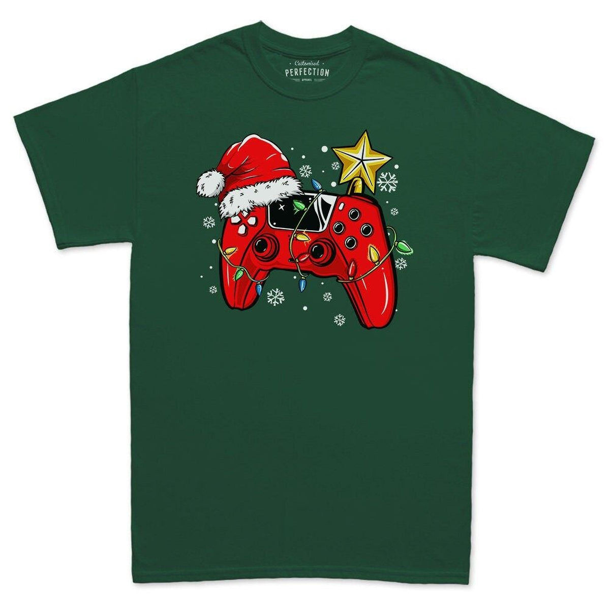 Video Game Shirt: Christmas Controller Design Tee for Gaming Gift