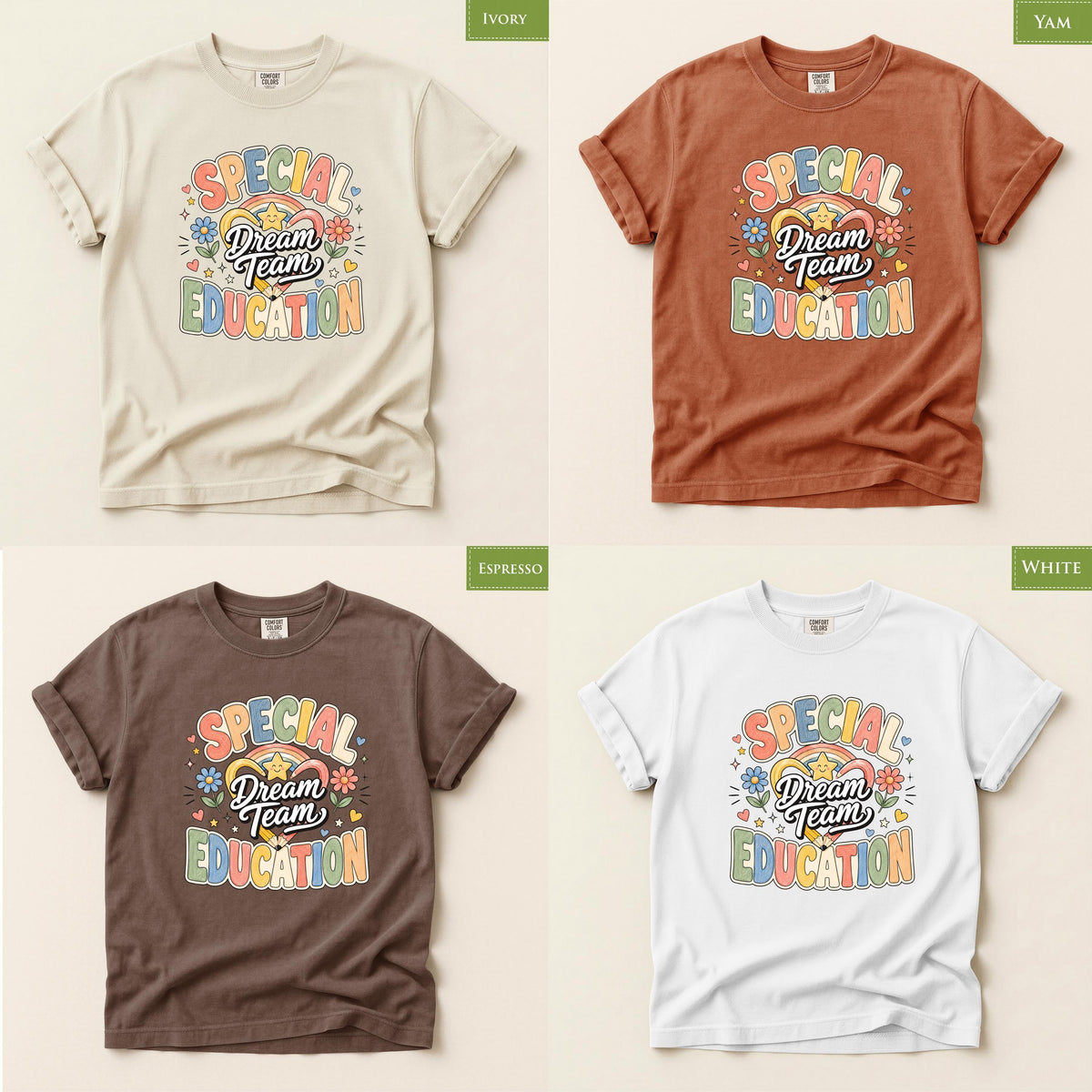 Comfort Colors® Special Education Shirt, SPED Dream Team Tee, Teacher Appreciation Gift