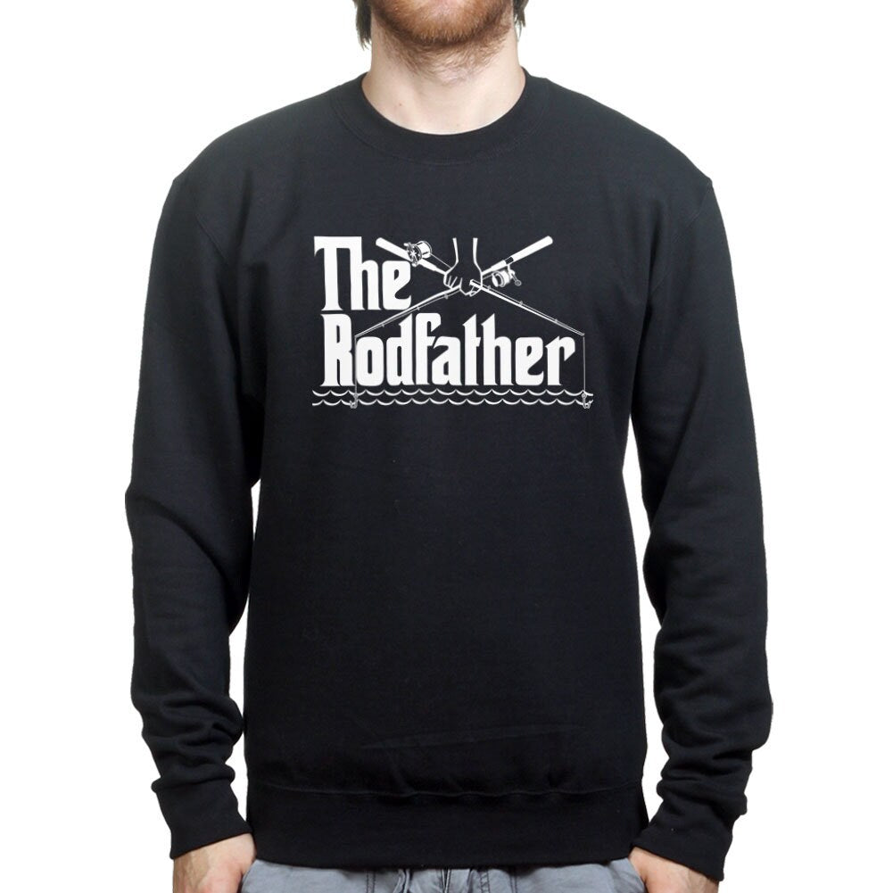 The Rodfather Fishing Angler Fisherman Father Day Sweatshirt - R505