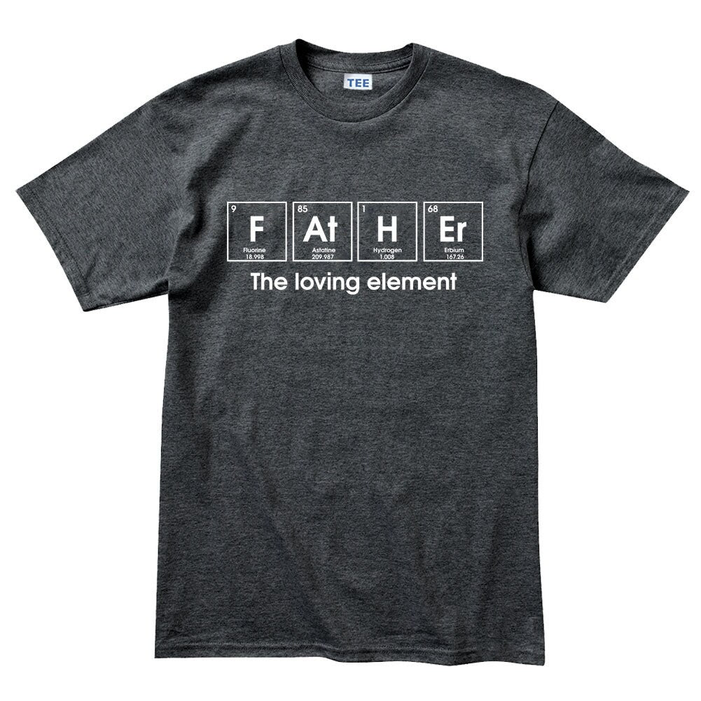Periodic Dad - Father's Day Gift for Daddy Papa Mens T shirt Tee Top T-shirt - R1791