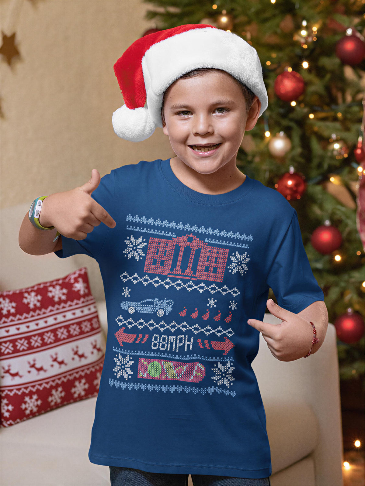 Comfort Colors® Christmas Train Shirt, Retro Holiday Sweater Tee, Pixel Art Christmas Graphic, Festive Gift
