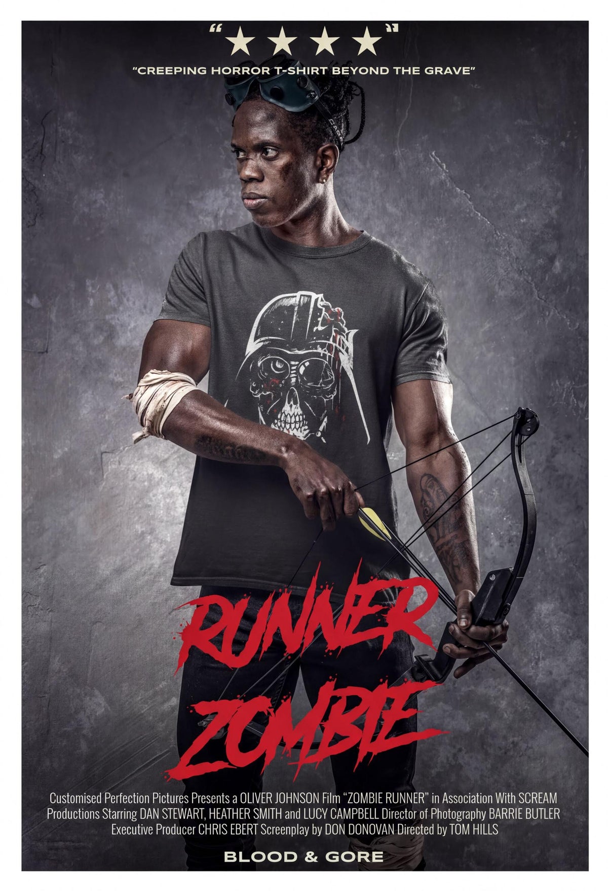 Darth Vader Zombie T-Shirt, Comfort Colors® Halloween Tee, Skull Brains Design