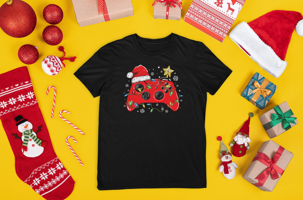 Christmas Game Controller Shirt, Holiday Gamer Gift