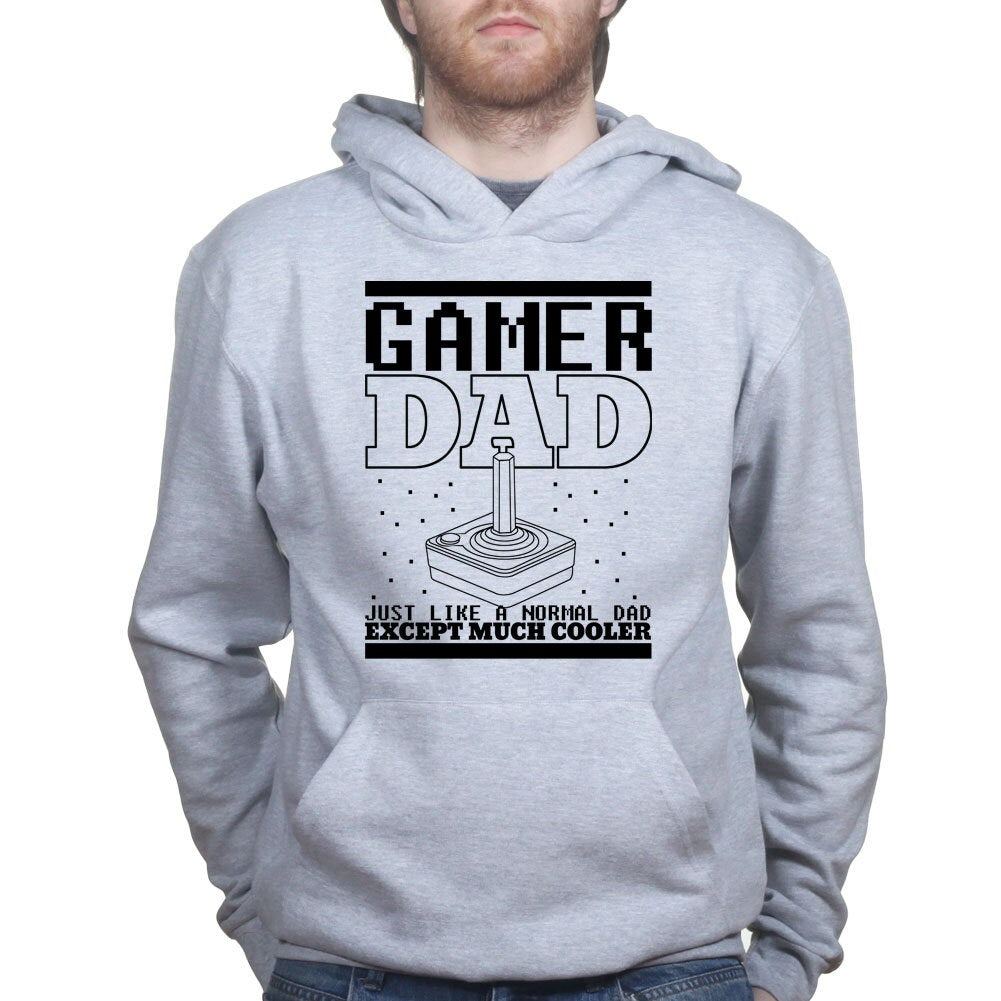 Retro Gamer Dad Gaming Console Father's Day Hoodie - R1362
