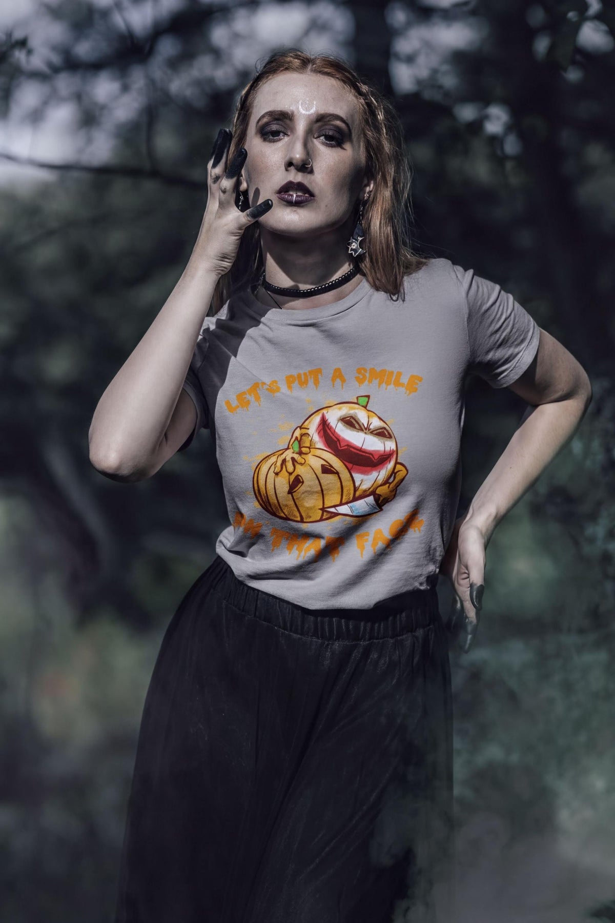 Comfort Colors® Halloween Joker Shirt, Funny Pumpkin TShirt, Trick Or Treat Tee, Fall Autumn Top