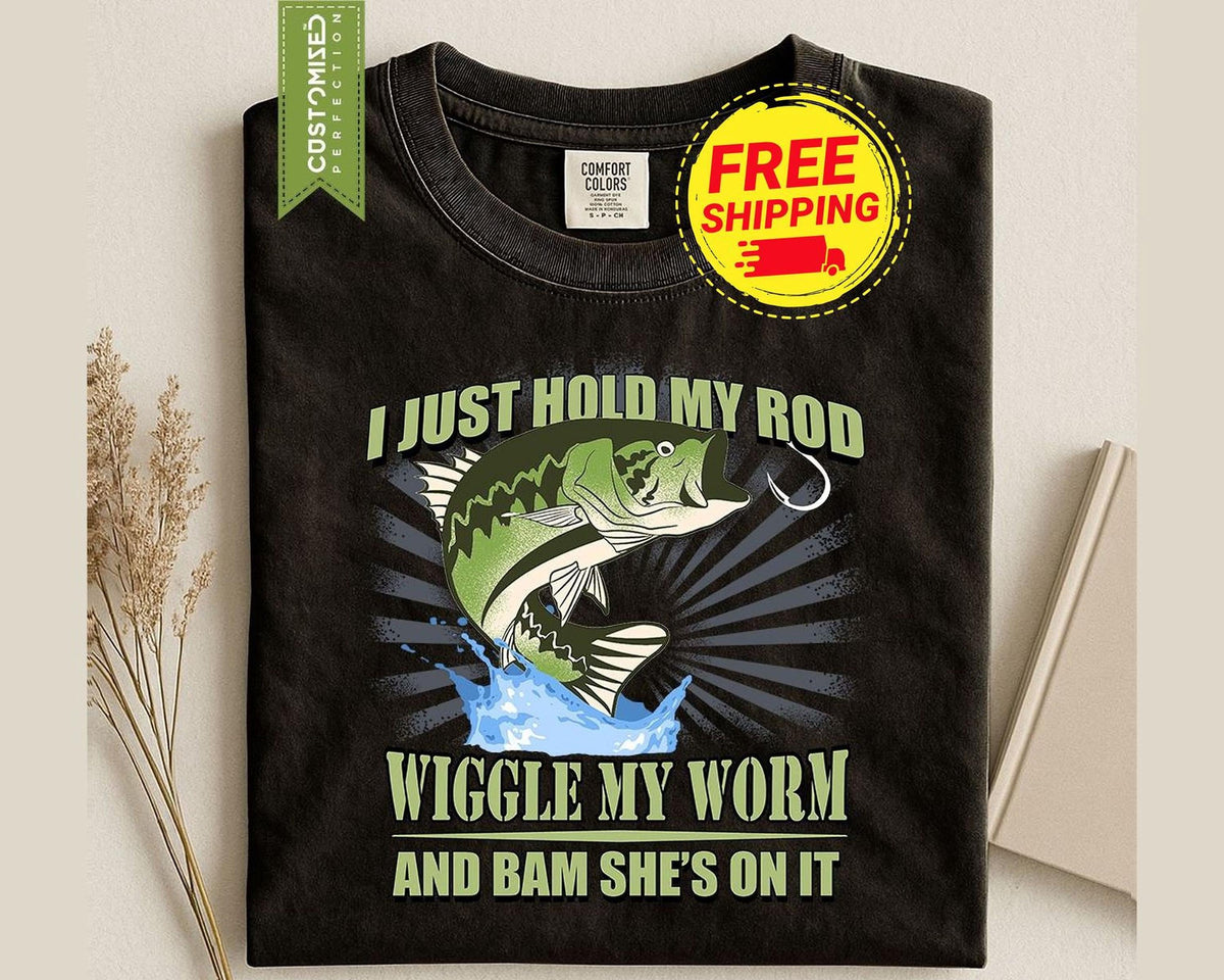 Funny Fishing Shirt, Fly Fisherman Angler Top, Gift For Dads Comfort Colors® Tee