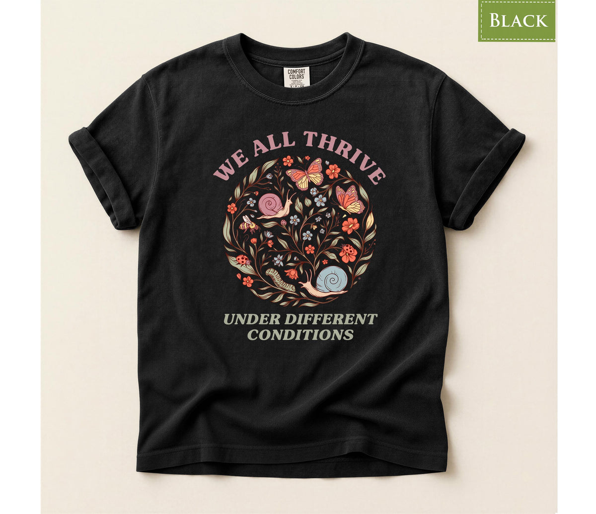 Comfort Colors® We All Thrive Shirt, Back to School  Special Education SPED Teacher Gift