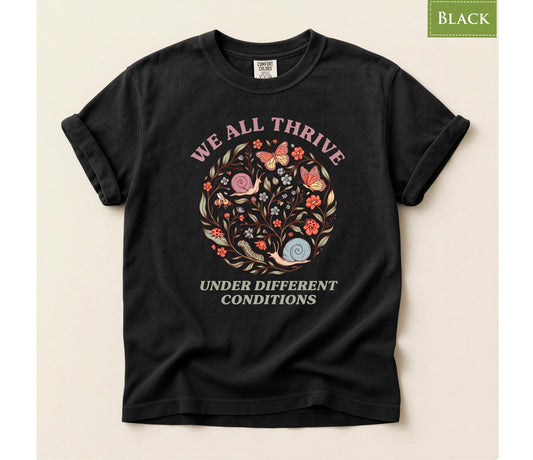 Comfort Colors® We All Thrive Shirt, Back to School  Special Education SPED Teacher Gift