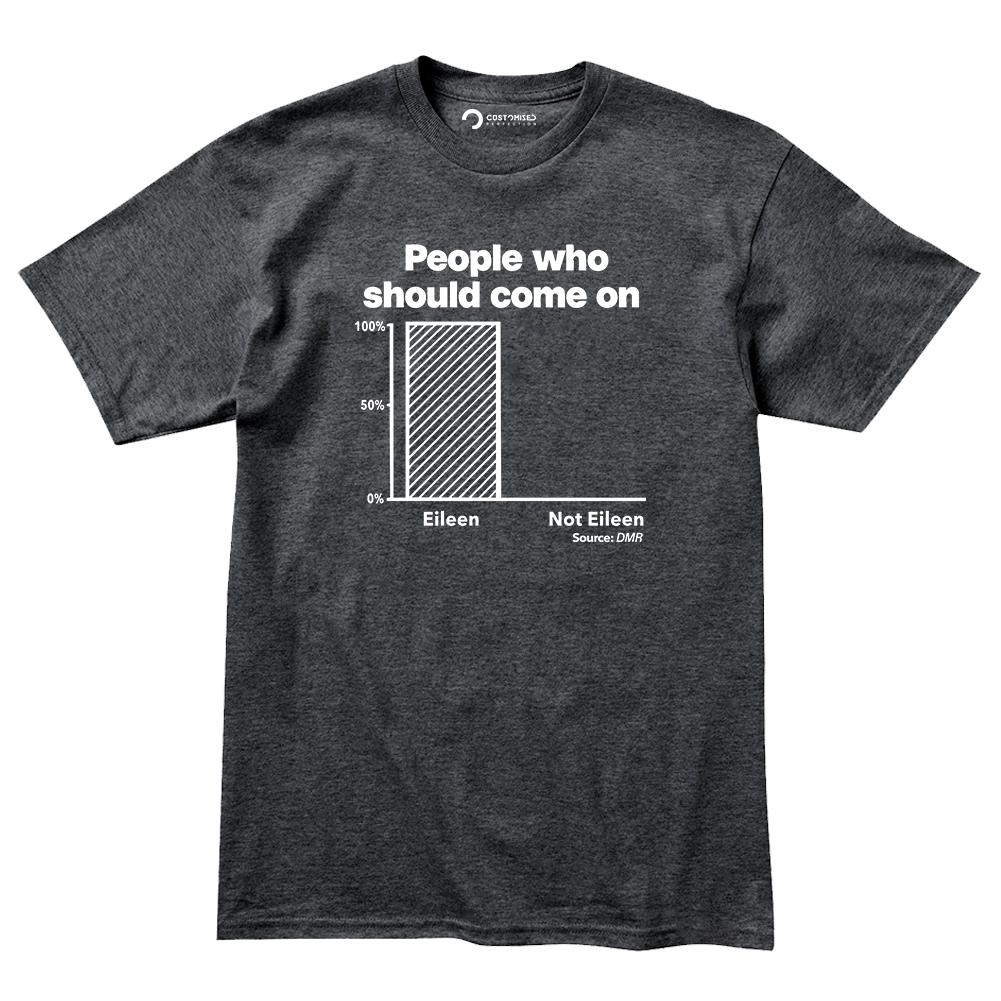 Funny 80s Music Shirt, DMR Eileen Not Eileen Tee, Sarcastic Music Meme Top