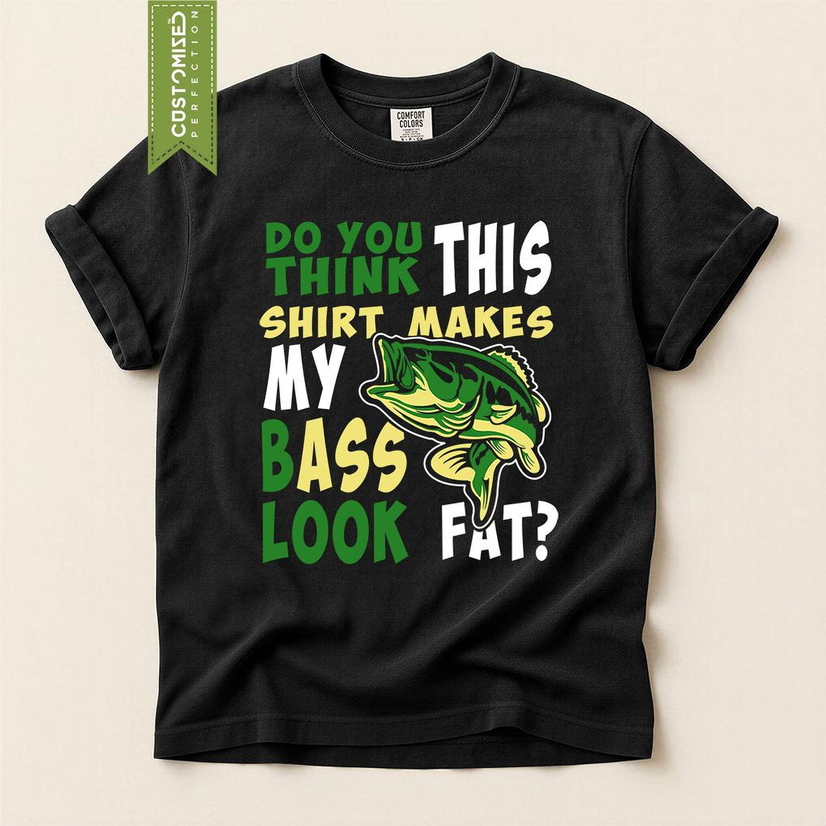 Bass Fishing Shirt, Funny Fisherman Comfort Colors® Tshirt, Gift For Anglers