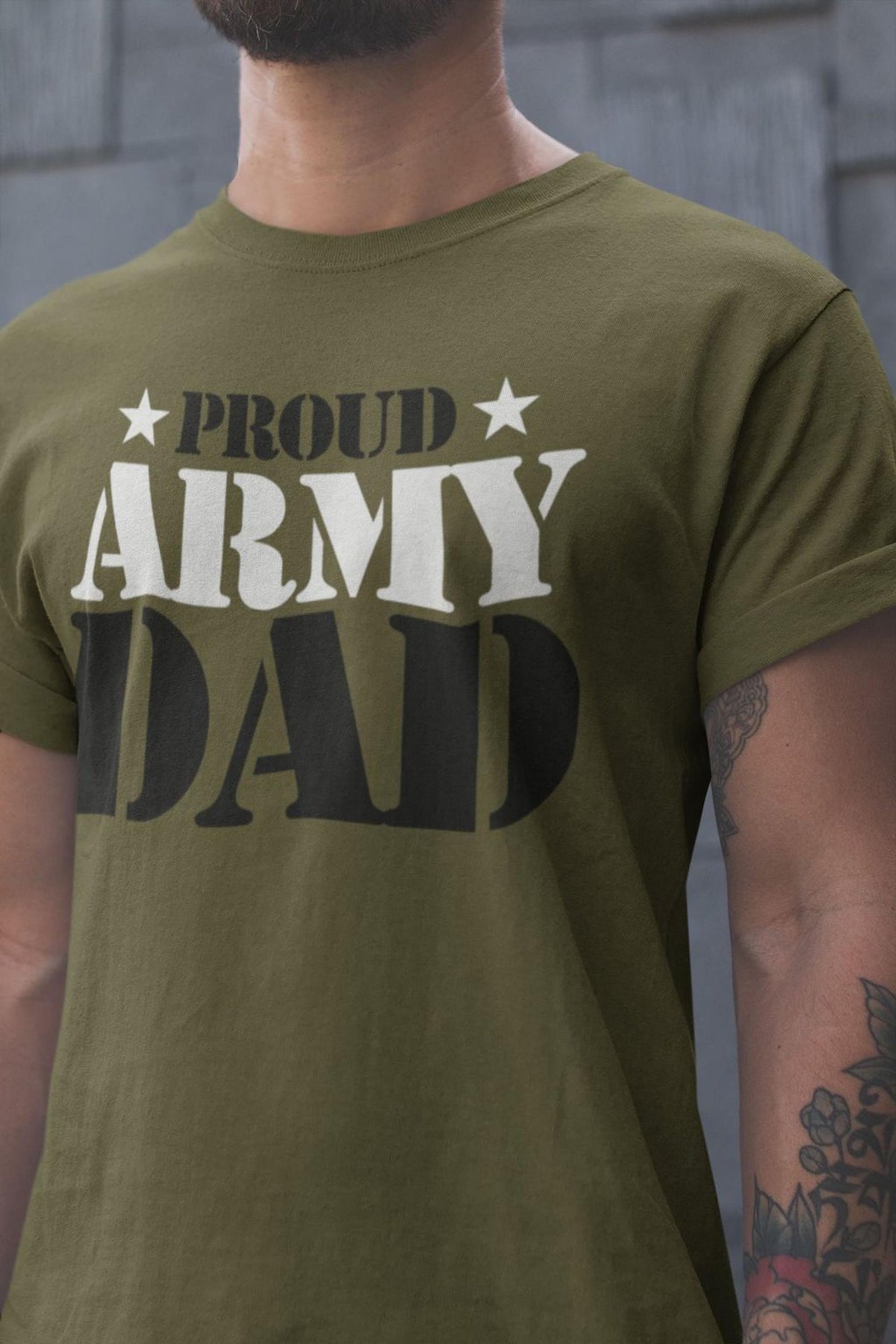Proud Army Dad Shirt: Military Fathers Day Gift for Papa