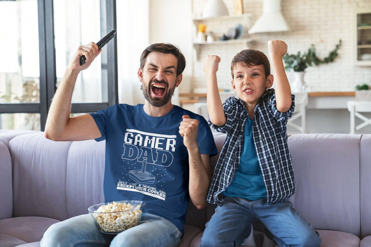 Funny Gamer Dad Shirt - Retro Style Comfort Colors® Tee, Gaming Gift for Papa