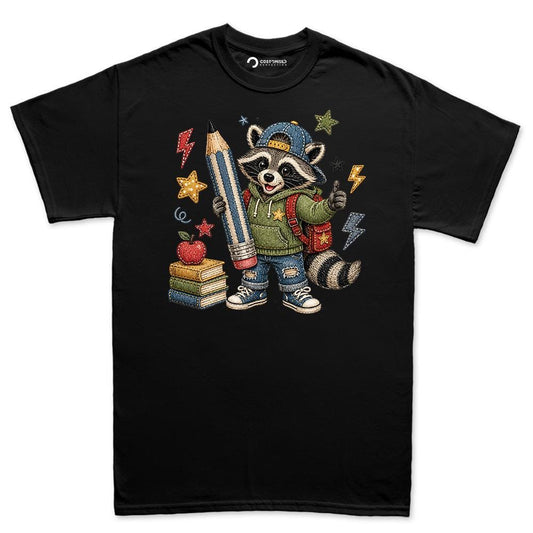 Kids Back To School Shirt | Cool Raccoon Hoodie | Youth Boys Gift Idea