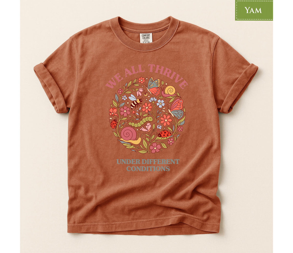 Comfort Colors® We All Thrive Shirt, Back to School  Special Education SPED Teacher Gift