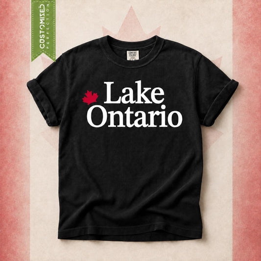Lake Ontario Not Lake America Shirt, Canada Patriotic T-Shirt, Funny Trump Lake Rename Tee, Canadian Pride Maple Leaf Gift Idea