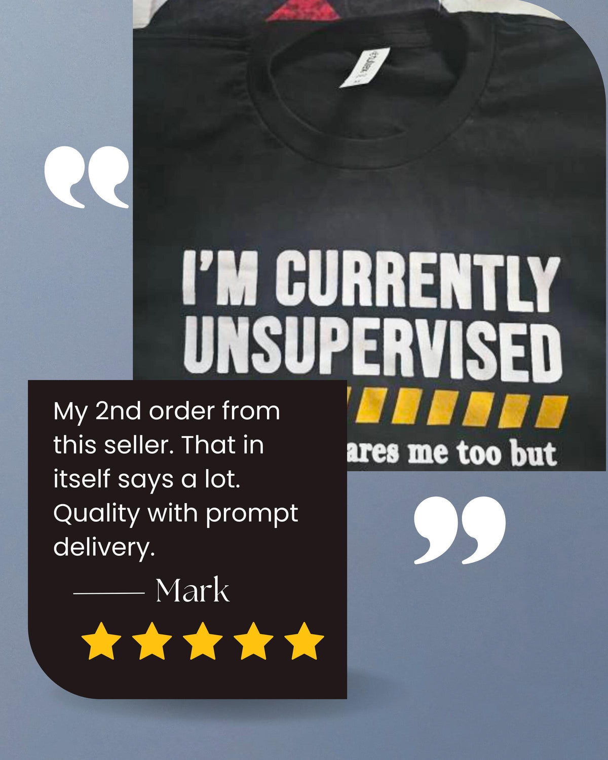 Funny Sarcastic Shirt, Im Currently Unsupervised, Joke Tee for Dads
