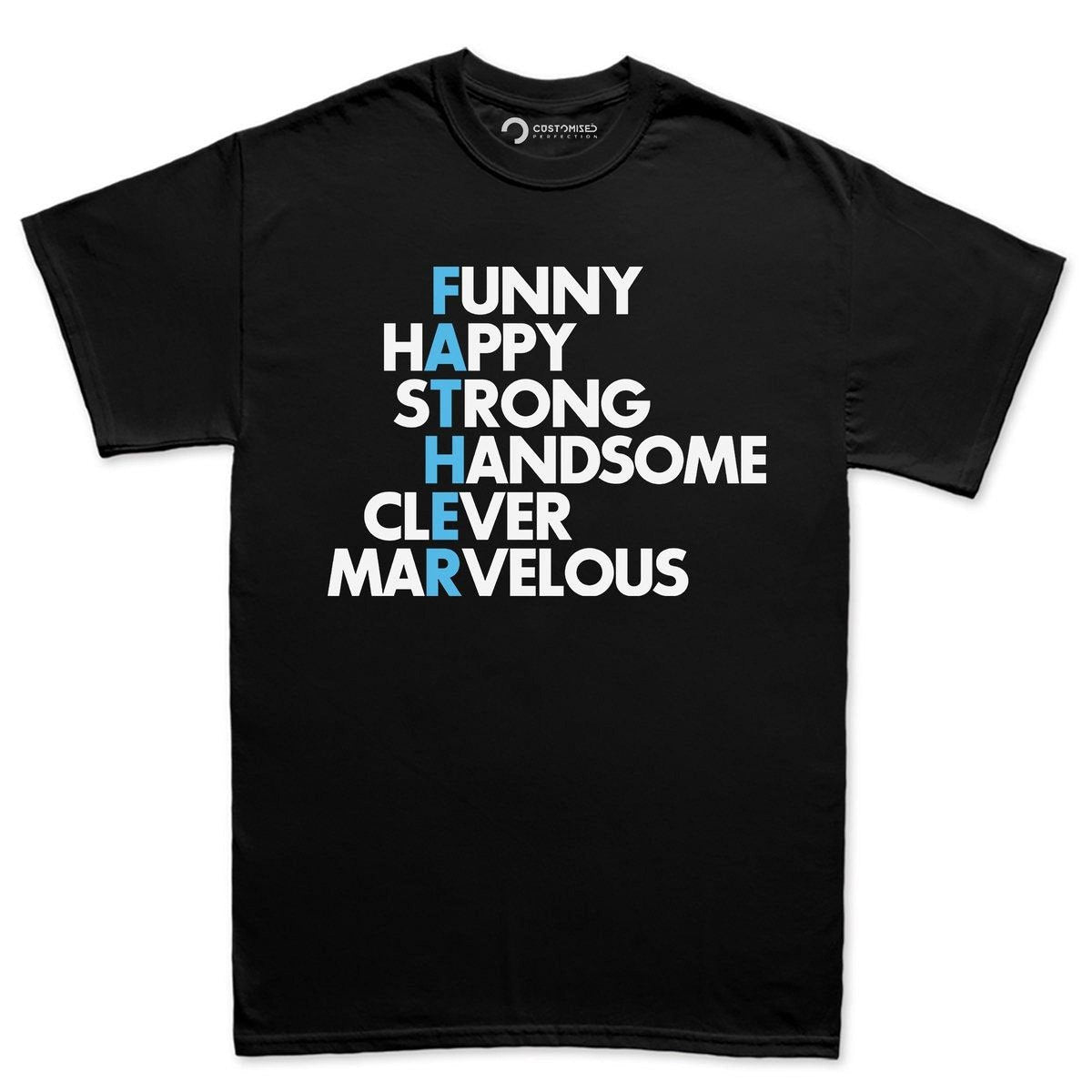 Father Crossword Shirt: Clever Dad Acronym Puzzle Tee for Papa