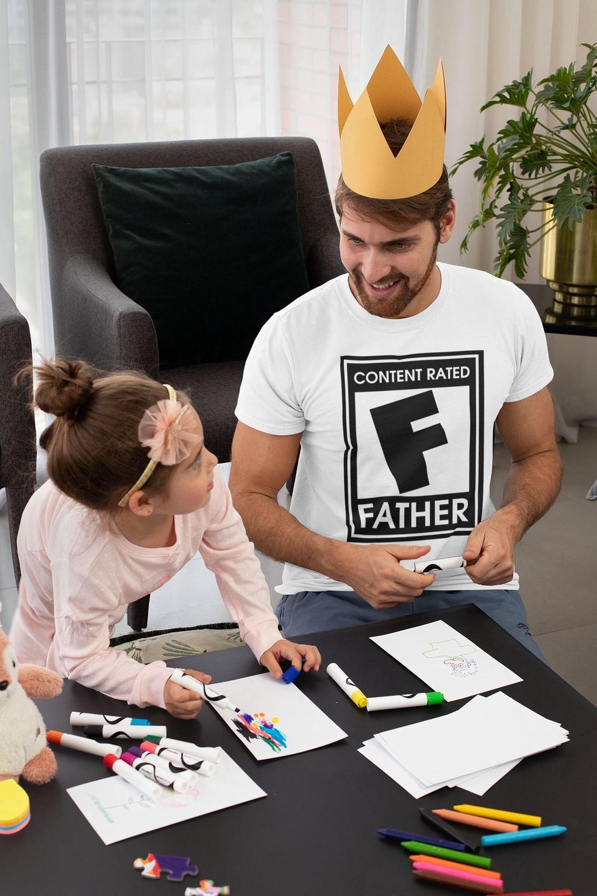 Dad Birthday Shirt: Funny Content Rated F Tee (Father's Day Gift)