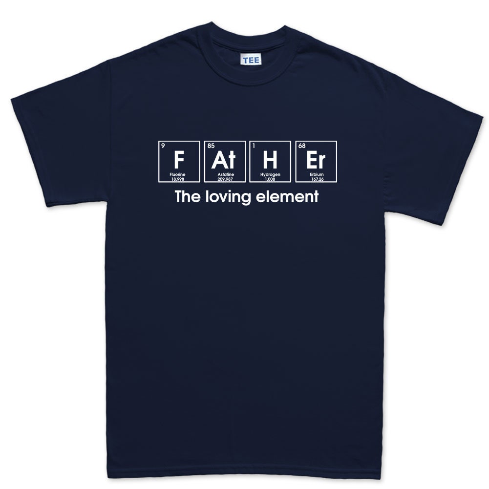 Periodic Dad - Father's Day Gift for Daddy Papa Mens T shirt Tee Top T-shirt - R1791