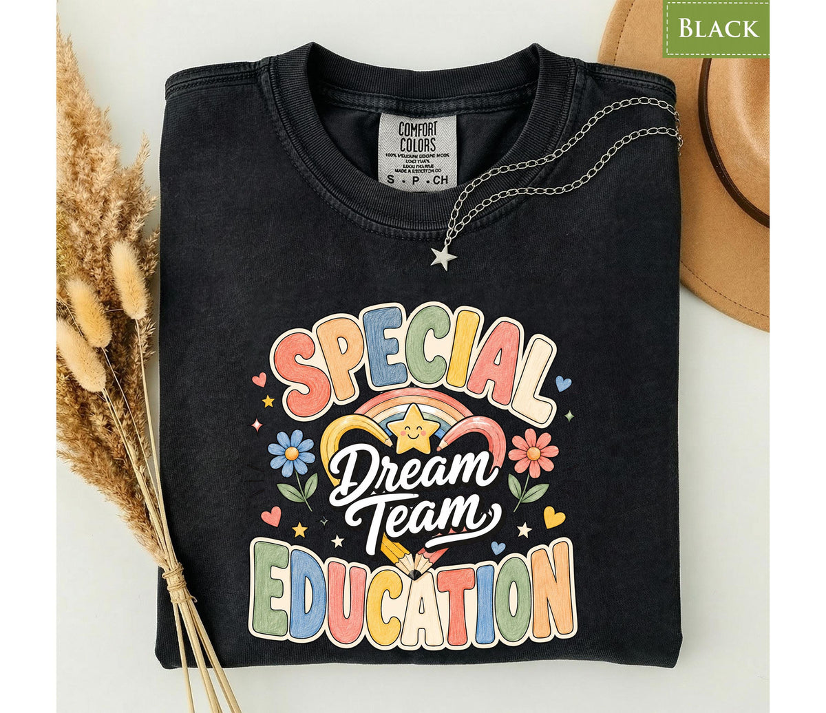 Comfort Colors® Special Education Shirt, SPED Dream Team Tee, Teacher Appreciation Gift