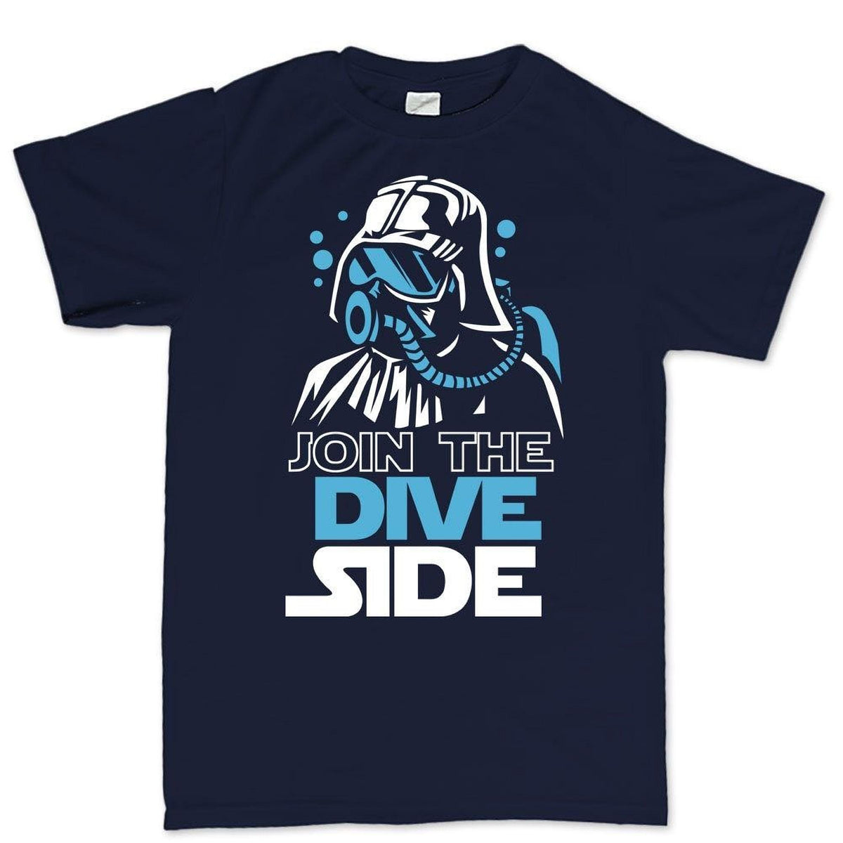 Funny Scuba Diving T-Shirt: Join the Dive Dark Side Design Tee, Diver Gift