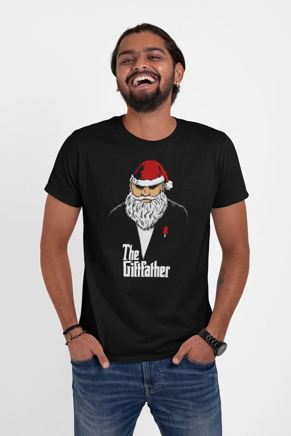 The Gift Father Shirt, Santa Funny Christmas Tee