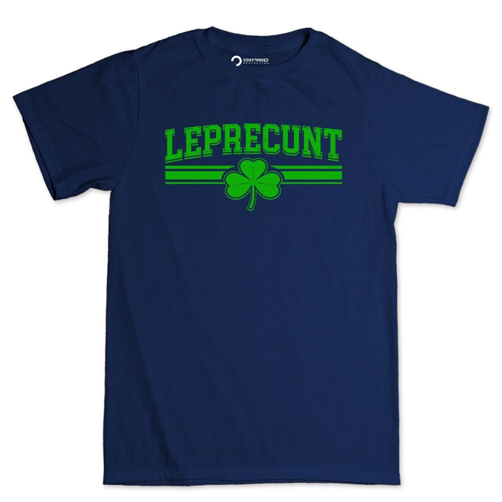 Leprecunt Shamrock T-Shirt | Funny St. Patrick's Day Tee